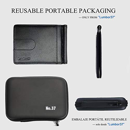 Carteras de Bifold Cartera de Tarjeta de Crédito Billetera de Cuero con Money Clip para Hombre - del único Proveedor de "Lumbor37" Obtenga Garantía de Calidad