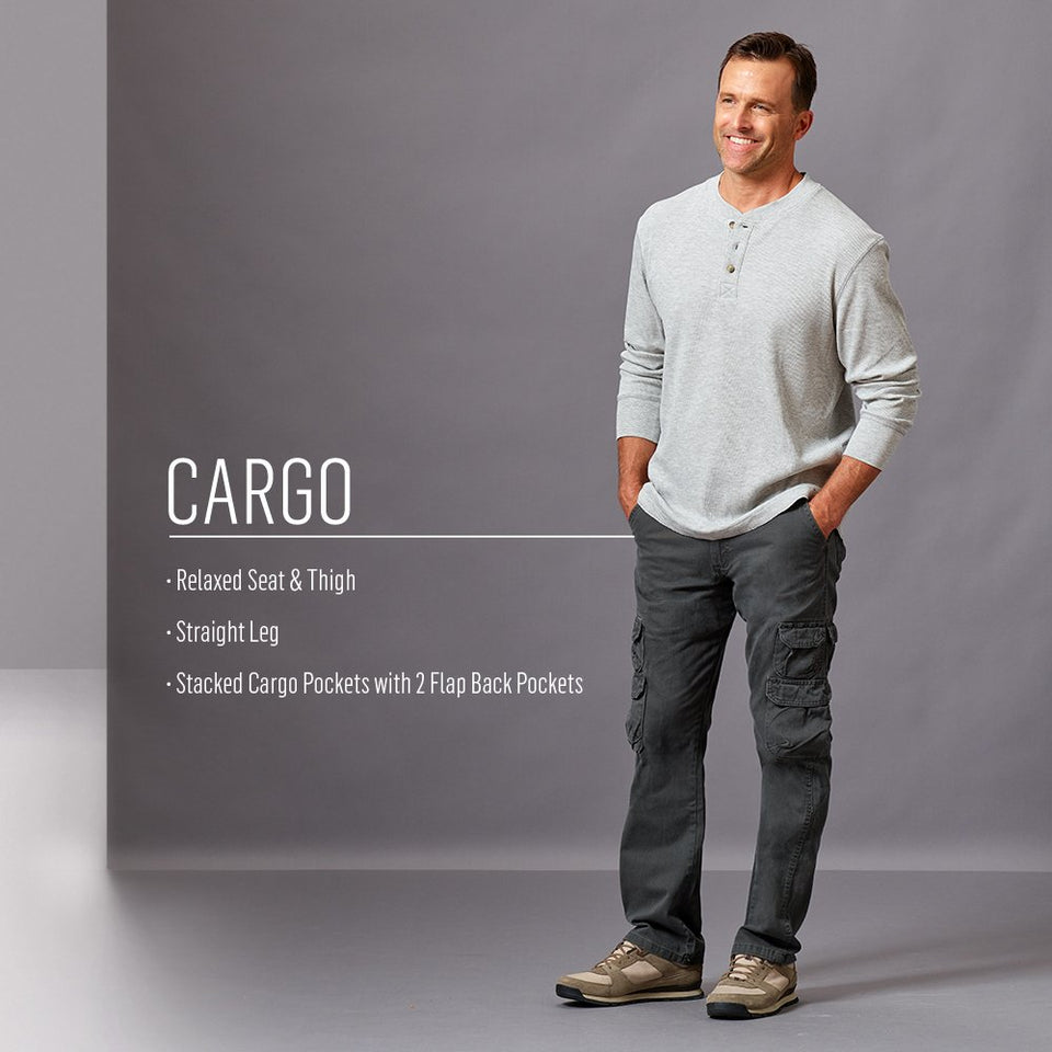 Wrangler Authentics Men 's Premium, de Sarga Pantalones de Cargo