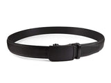 Cinturón para Hombres de Piel con Hebilla Automática – Diseño sin Agujeros Cinturón de Clic – Hebilla con Diseño – Leather Ratchet Belt for Men with Automatic Buckle – No Holes Design Click Belt