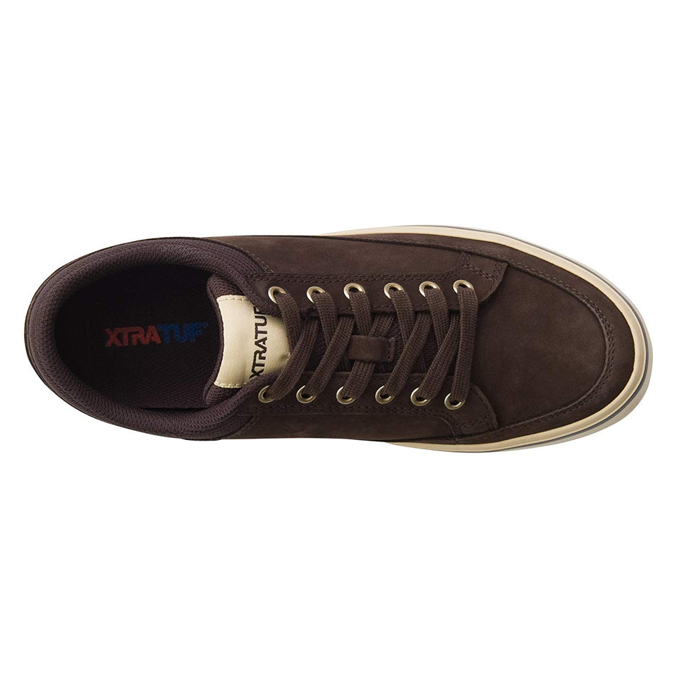 XTRATUF Chumrunner - Zapatillas de piel para hombre, color café
