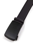 Cinturón para Hombres de Piel con Hebilla Automática – Diseño sin Agujeros Cinturón de Clic – Hebilla con Diseño – Leather Ratchet Belt for Men with Automatic Buckle – No Holes Design Click Belt