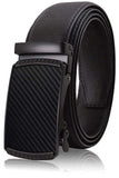 Cinturón para Hombres de Piel con Hebilla Automática – Diseño sin Agujeros Cinturón de Clic – Hebilla con Diseño – Leather Ratchet Belt for Men with Automatic Buckle – No Holes Design Click Belt