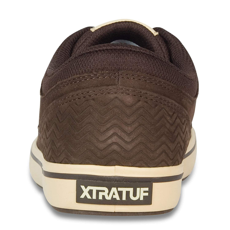 XTRATUF Chumrunner - Zapatillas de piel para hombre, color café