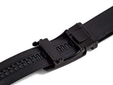 Cinturón para Hombres de Piel con Hebilla Automática – Diseño sin Agujeros Cinturón de Clic – Hebilla con Diseño – Leather Ratchet Belt for Men with Automatic Buckle – No Holes Design Click Belt