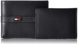 Tommy Hilfiger Men's Ranger Leather Passcase Wallet with Removable Card Holder