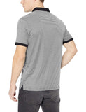 Calvin Klein de los Hombres líquido algodón Polo de Manga Corta de Rayas