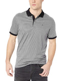 Calvin Klein de los Hombres líquido algodón Polo de Manga Corta de Rayas