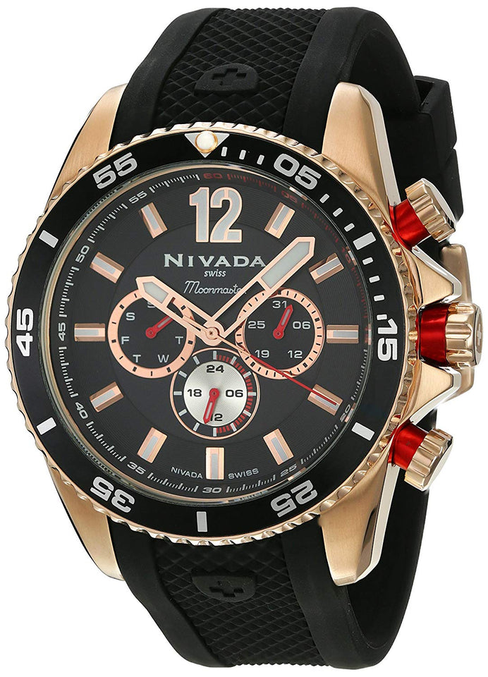Nivada NP16509MDONA Reloj Cuarzo Análogo, color Negro