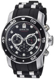 Invicta 6977 Watch Men's Pro Diver Collection Chronograph, Black Dial, Black Polyurethane