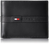 Tommy Hilfiger Men's Ranger Leather Passcase Wallet with Removable Card Holder